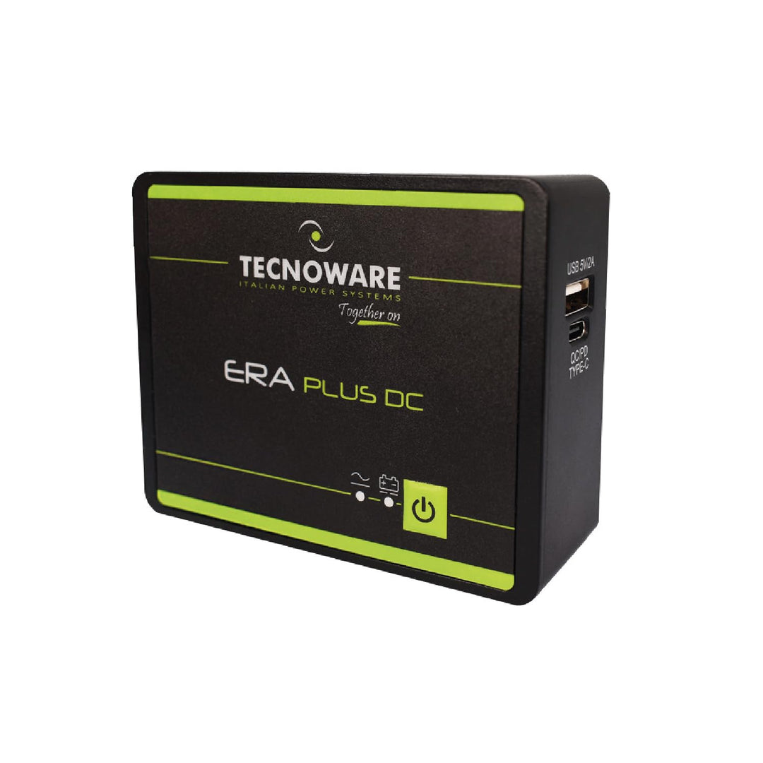 Tecnoware Power Systems Mini UPS ERA Plus DC für WiFi/Modem, Videoüberwachung, Nicht für Gaming-PC/K