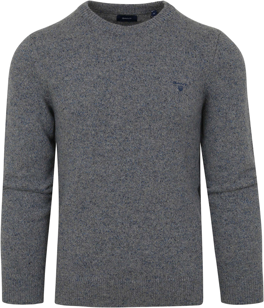 GANT Pullover Wolle Melange Grau - Grösse M - Herren - Bekleidung