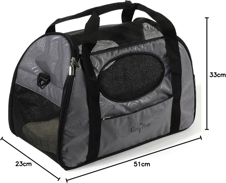 Gen7Pets Carry Me Haustier-Tragetasche für Hunde und Katzen, einfache Tragbarkeit, Wasserflaschentas
