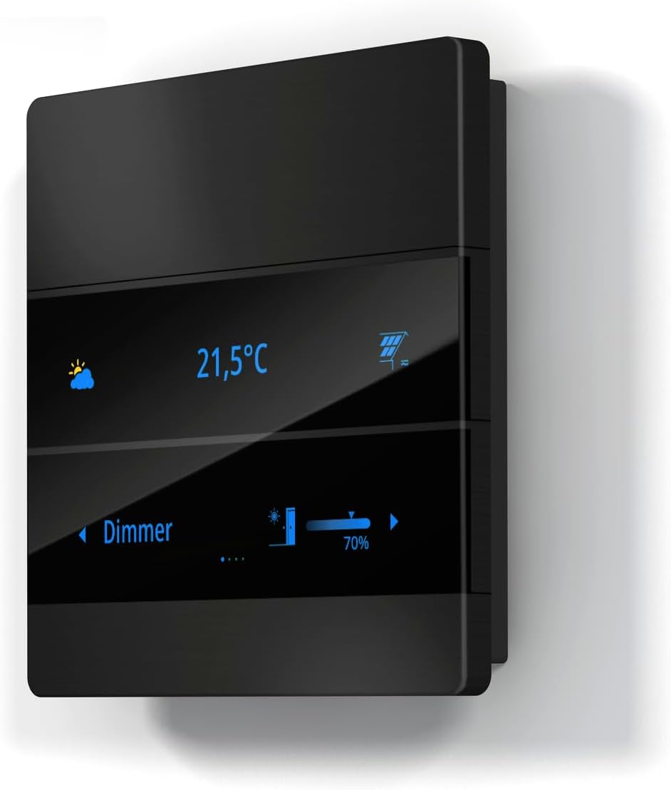 MeTa² KNX Standard Raumcontroller (Schwarz), Schwarz