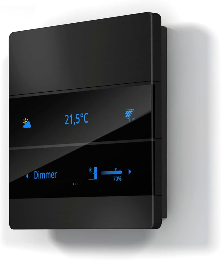 MeTa² KNX Standard Raumcontroller (Schwarz), Schwarz