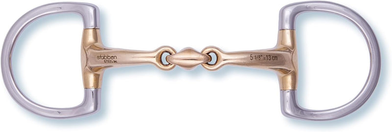 Stübben Gebiss 2252 Anatomische D-Ringtrense 13,5 cm - 16 mm - Sweet Copper, 13,5 cm - 16 mm - Sweet