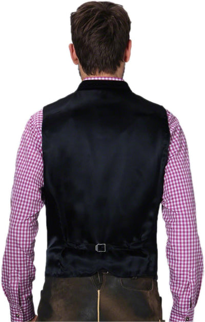 Stockerpoint Herren Trachtenweste Calzado 46 Schwarz, 46 Schwarz