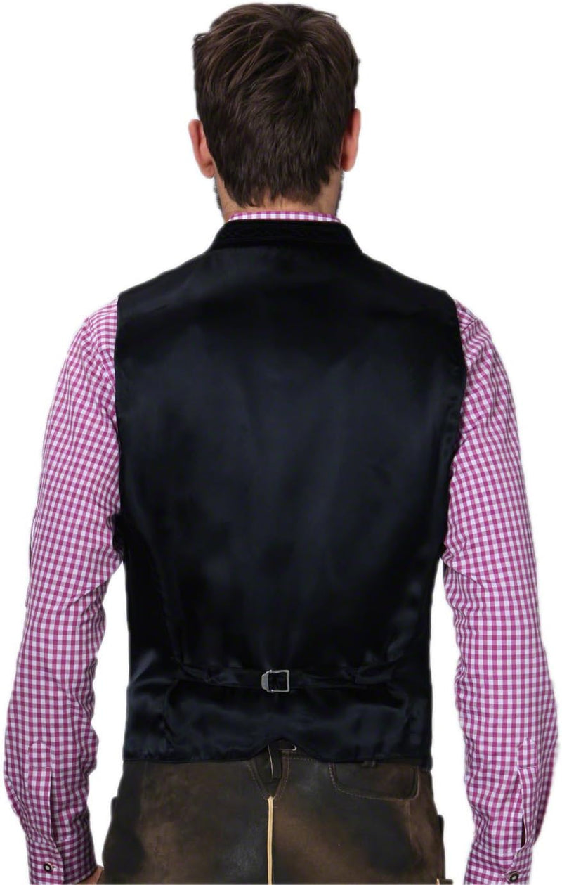 Stockerpoint Herren Trachtenweste Calzado 46 Schwarz, 46 Schwarz