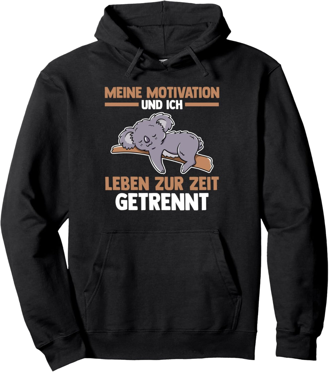 Meine Motivation und ich leben zur Zeit getrennt Pullover Hoodie