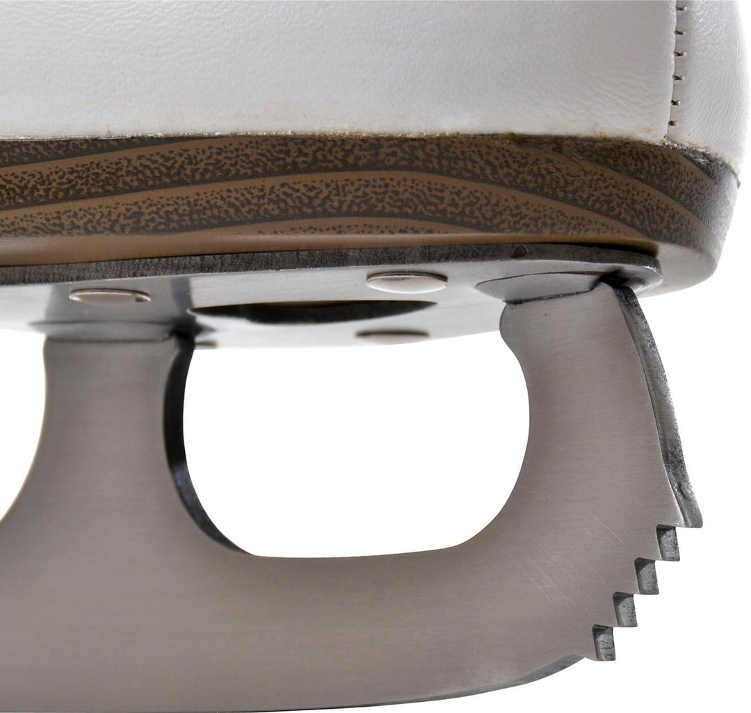 HEAD Eiskunstlauf Schlittschuhe Donna mit Edelstahlkufe I ideal für Einsteigerinnen - Weiss 37 Weiss