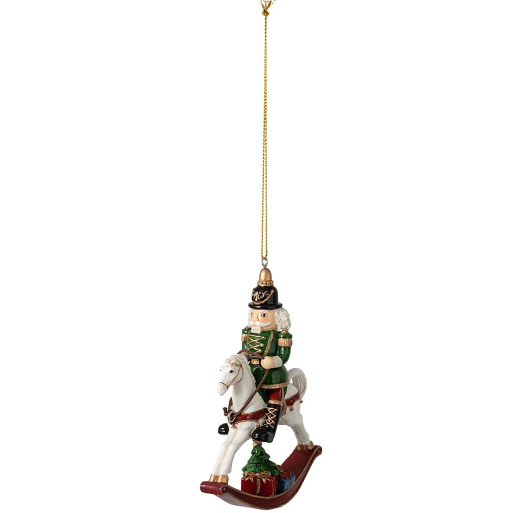 Villeroy & Boch Winter Collage Acc. Hänger Nussknacker, Weihnachten , Mehrfarbig, 8,2x2,5x11,5cm, bu