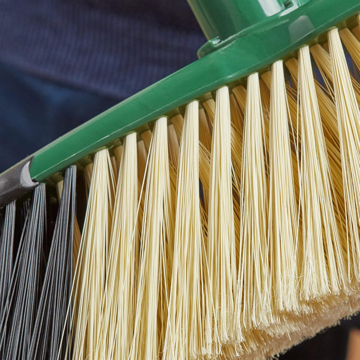 Spontex Eco Green Besen Indoor, für den Innenbereich aus 100% recycelten Materialien, mit Teleskopst