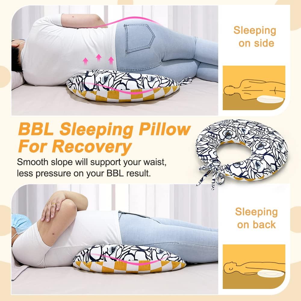 Mybow BBL Kissen nach Operationen zum Schlafen, Booty Butt Pillows BBL Stuhlbett, brasilianischer Bu