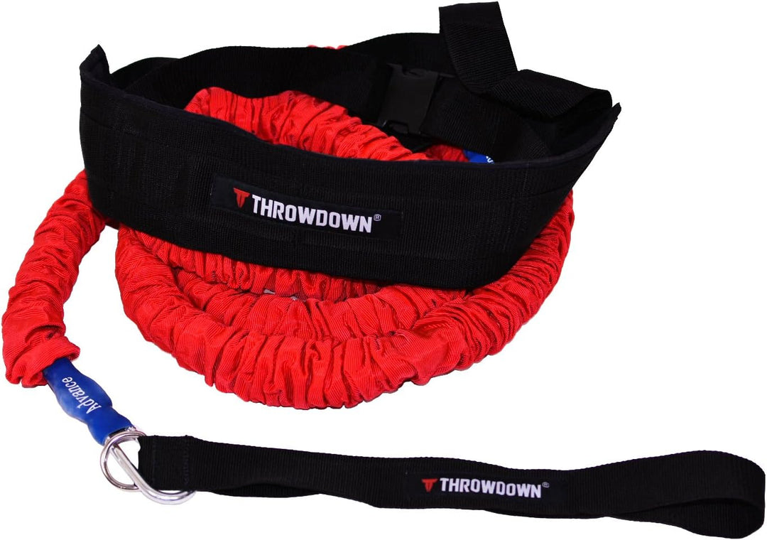 Throwdown Resistance Training Catapult Elastisches Widerstandsband 35 kg Rot/Schwarz, 35 kg Rot/Schw