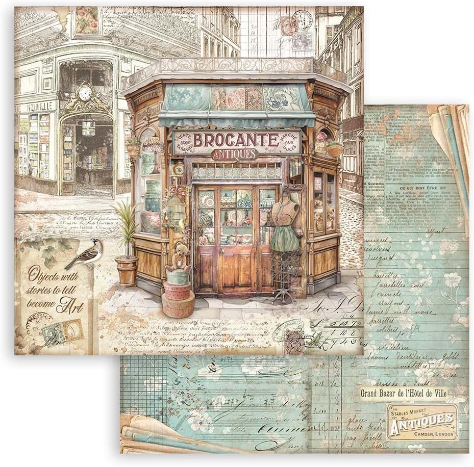 Stamperia - Scrapbook Paper Pad for Scrapbooking, Albums, Card Making, Bullet Journals, and More, Ac
