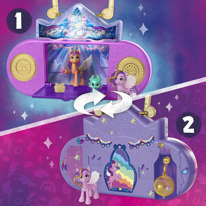 My little Pony – Entdecke Dein Ponyfunkeln Zaubermelodie Radio, Spielset mit Lichtern, Geräuschen, 3