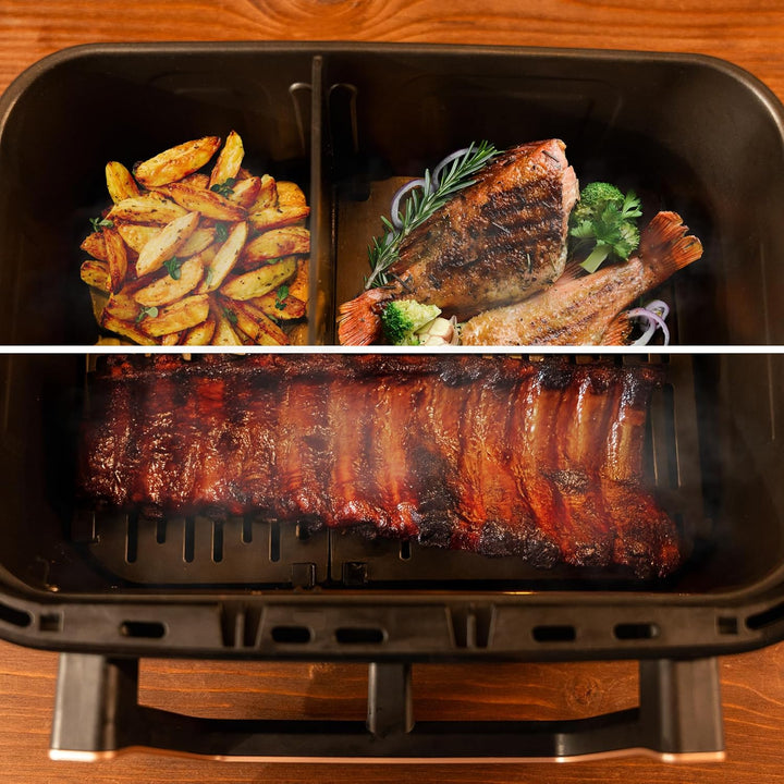 Cecotec Heissluftfritteuse Cecofry&Grill Smokin' 11000 Plus. 2900 W, 11 L, Integrierter Smoker, Trip