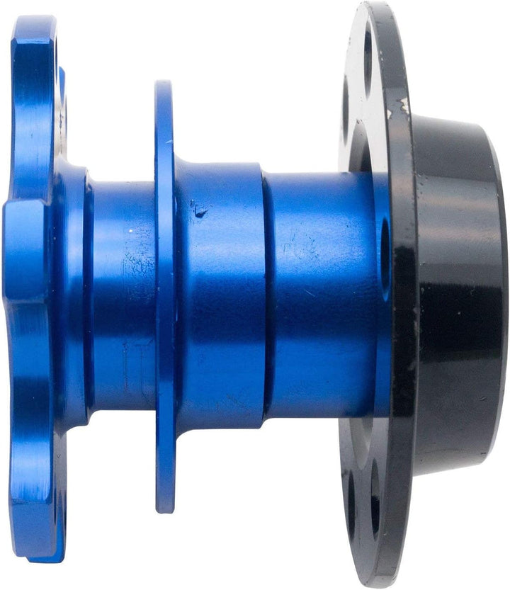 Auto-Lenkrad Schnellwechsel-Nabe Universal Racing/Rally/Motorsport Boss Hub Lenkrad-Anpassung (blau)