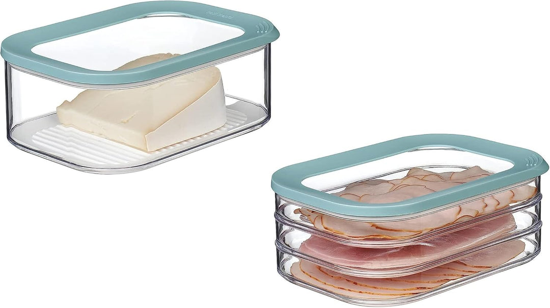 Mepal 2-TLG. Frischhaltedosen Starter-Set Meat and Cheese Modula Vorratsdose - ideal für die Aufbewa
