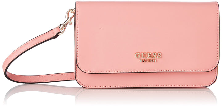 GUESS Damen Noelle Xbody Flap Organizer Bag Rosa, Rosa