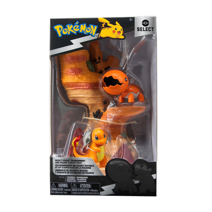 Bizak Pokemon Mini Welt Die Ruinen + 2 Figuren Trapinch & Charmander (63222766)