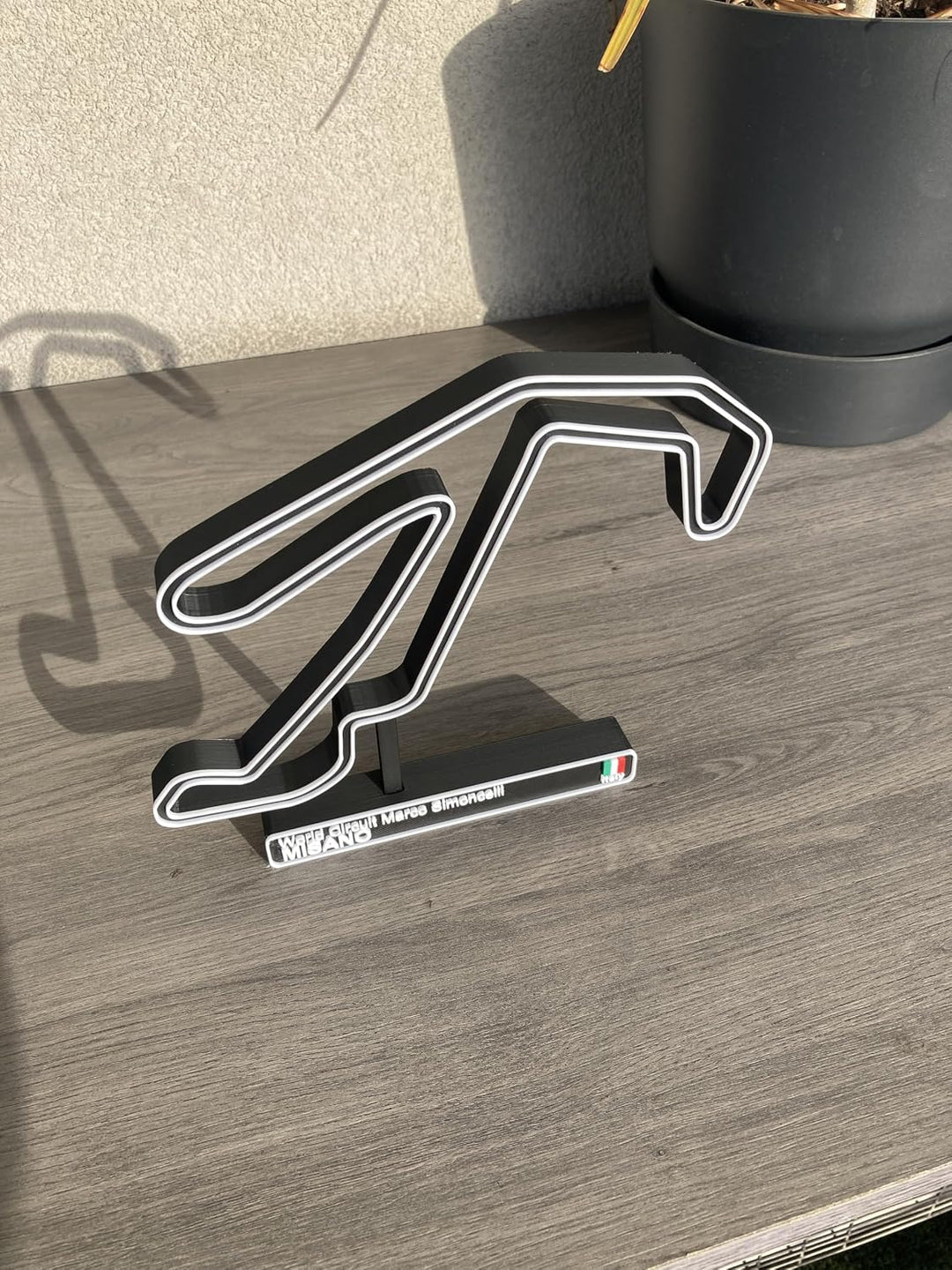 Misano-Rennbahn, 3D-Rennbahn, Auto-Dekoration