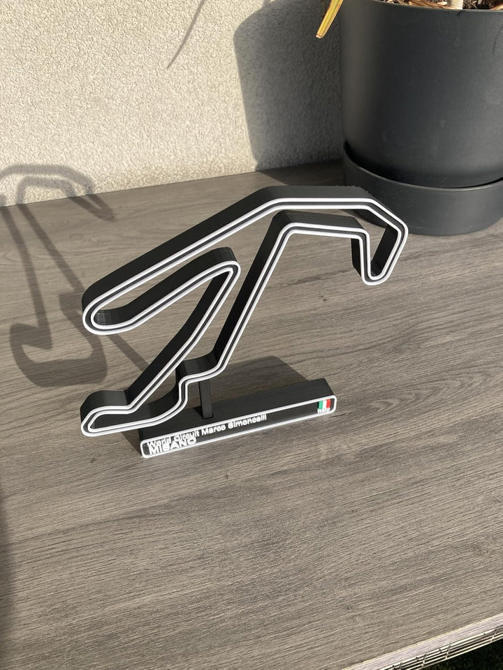 Misano-Rennbahn, 3D-Rennbahn, Auto-Dekoration