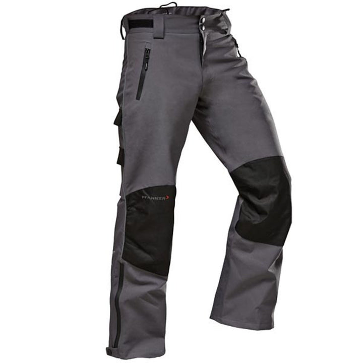 Pfanner® wasserdichte Warnschutzhose mit Sympatex® Membrane L Grau, L Grau