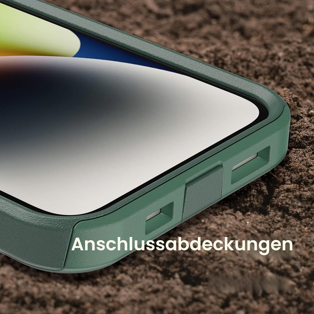 OtterBox Schutzhülle für iPhone 14 & iPhone 13 Commuter Series – Trees Company (grün), schlank und r