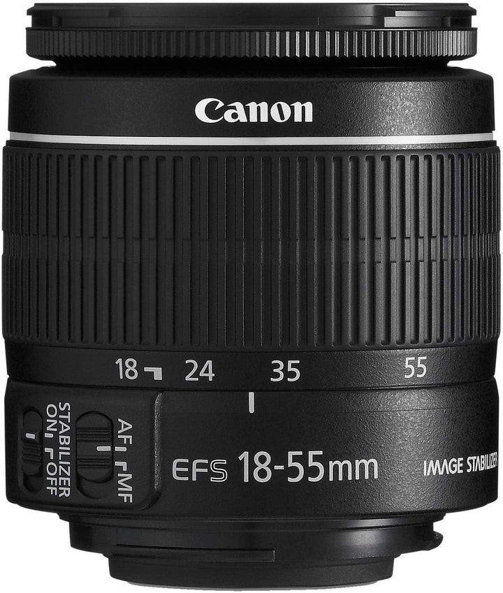 Canon EF-S 18-55mm F3.5-5.6 IS II Universalzoom-Objektiv (58mm Filtergewinde) schwarz Single, Single