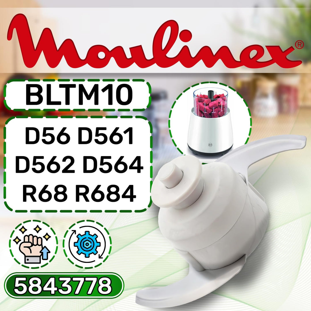Messer mit dem Originalcode 5843778 für Moulinex Moulinette BLTM10 D56 D561 D562 D564 R68 R684 - Gar