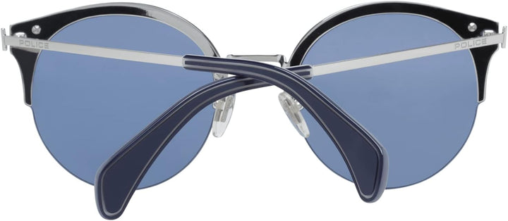 Police Unisex Spl615610579 Sunglasses, Shiny Full Palladium, 61