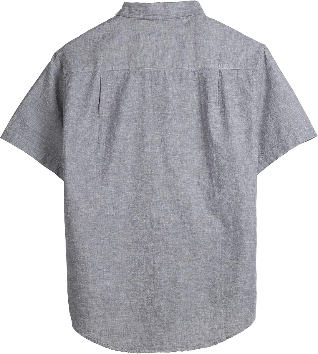 Coevals Club Herren Lässige Leinenhemd Freizeithemd Businesshemd Sommer Kurzarm Regular Fit Hemd S 1