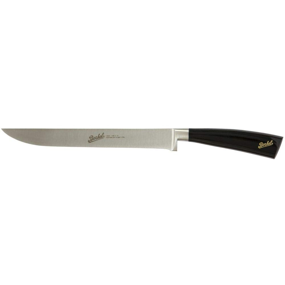Van Berkel - Bratenmesser - Elegance Serie | Klingenlänge: 22 cm | Griff: Schwarz Glanz|*Blisterverp