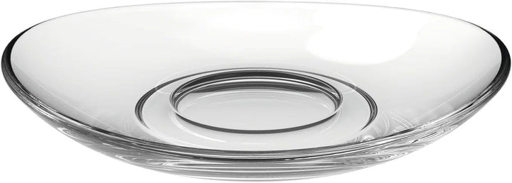 Leonardo Napoli Untertassen 6er Set, spülmaschinengeeignete Glas-Unterteller für Napoli Espresso-Tas