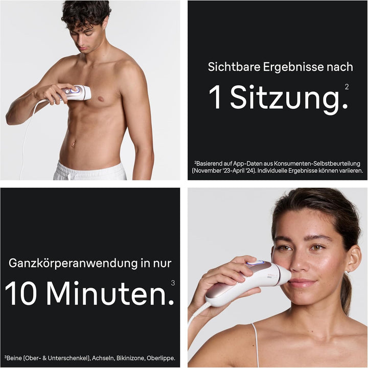 Braun Smart IPL Geräte Haarentfernung Skin i·expert 7 — Professionelle Dauerhafte Laser Haarentfernu