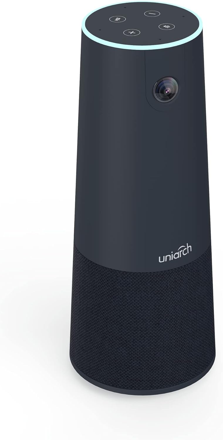 uniarch Conferencing Camera with Build-in Microphone and Speaker, 2K Conferencing Webcam with Noise
