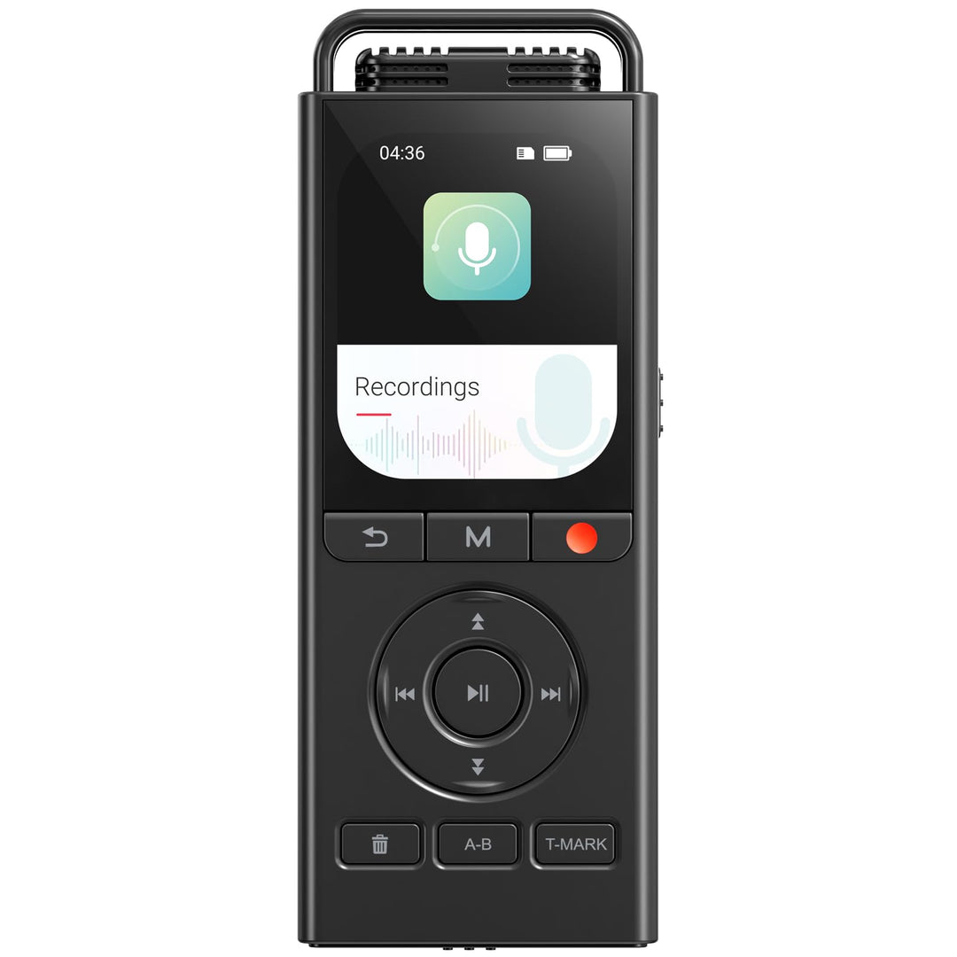 MECHEN 144GB Digitales Diktiergerät, 3072Kbps Voice Recorder Typ C | 10.000 h Aufnahmezeit, Sofort-A
