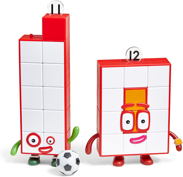 Learning Resources Numberblocks Elf und Zwölf Figurenset, Lernspielzeug, Mathe, Zählen, Fantasievoll