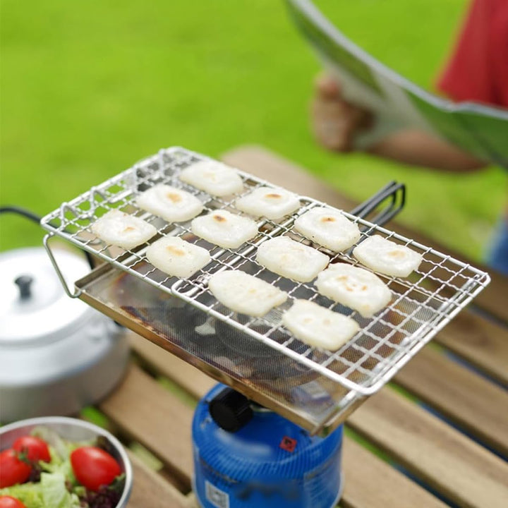 Riven Outdoor Camping Toast Grill, Edelstahl Gasherd Toast Rahmen Für Outdoor, Picknick, Reisen, Woh