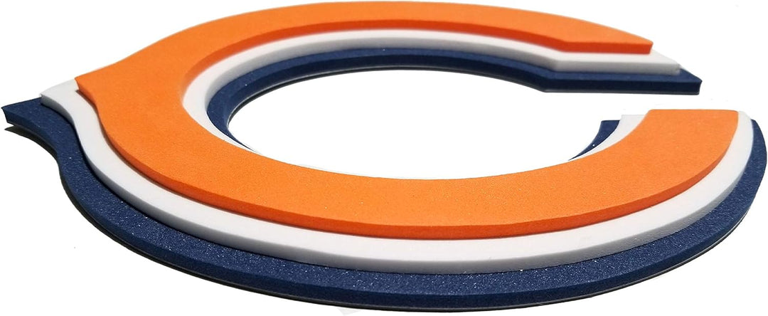 FanFave NFL Fanchain XXL Kette mit 3D Foam Anhänger Orange Einheitsgrösse, Orange Einheitsgrösse