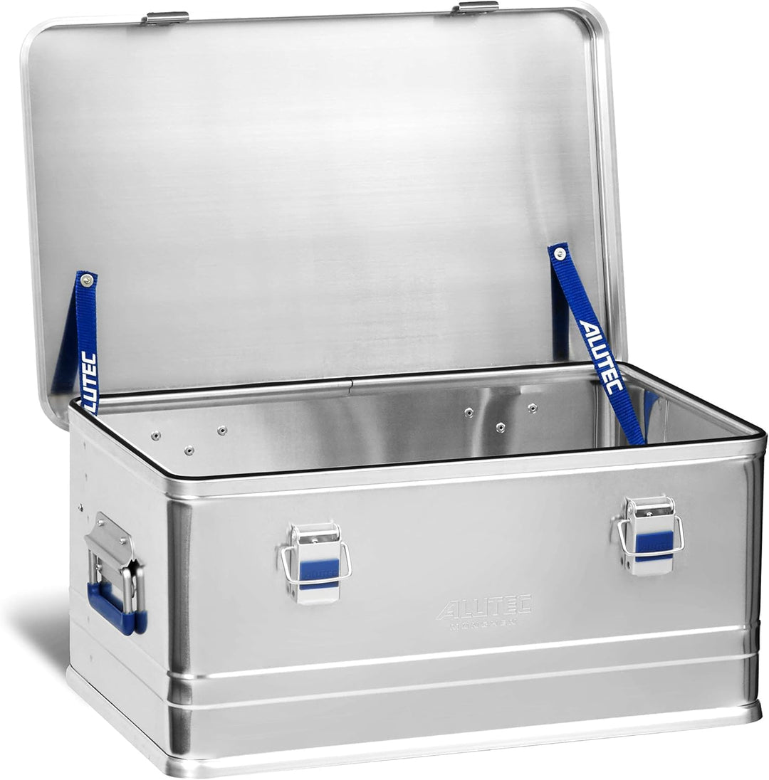 ALUTEC Aluminiumbox COMFORT 48 (Inhalt 48 l, Innenmasse (LxBxH) 550 X 350 X 248 mm, staub-/spritzwas