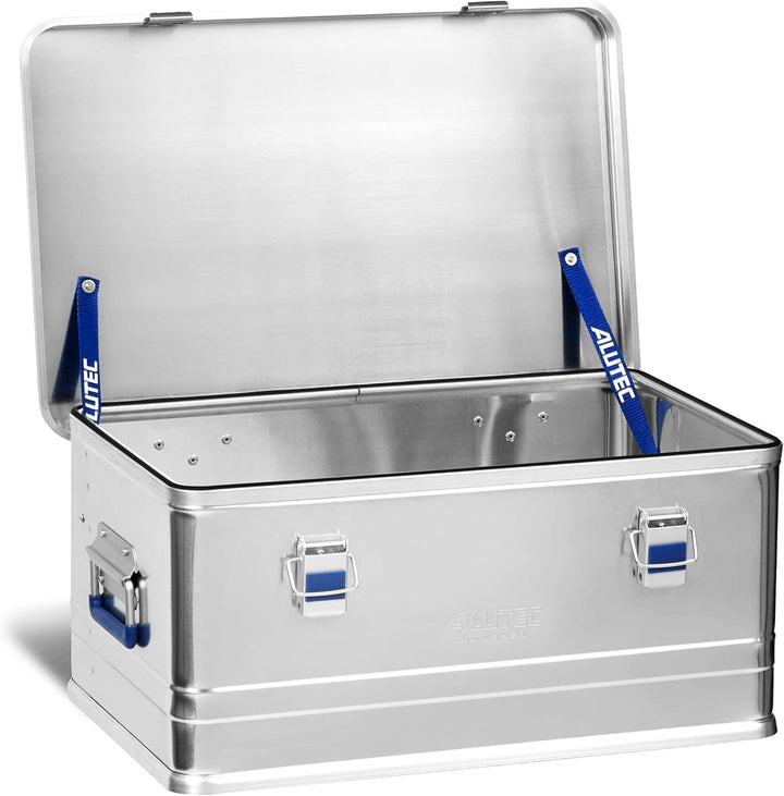 ALUTEC Aluminiumbox COMFORT 48 (Inhalt 48 l, Innenmasse (LxBxH) 550 X 350 X 248 mm, staub-/spritzwas