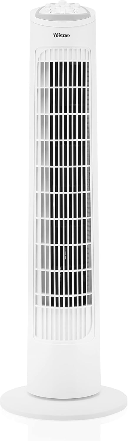 Tristar VE-5864 Turm-Ventilator, Oszillierend 85°, 40 Watt Leistung, mit Timerfunktion, optimal für