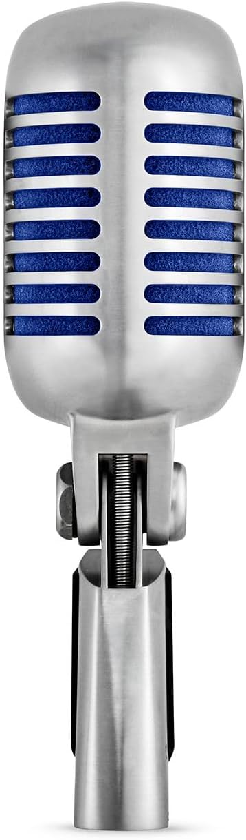Shure Super 55 Deluxe Vocal Microfon - Vintage Supercardioid Dynamic Unidyne Mic, legendärer Look, k