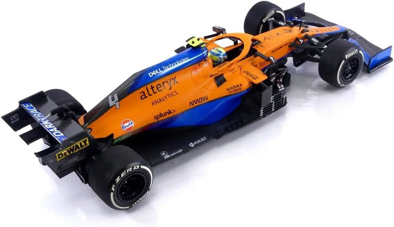 Minichamps 530213304 1:18 Mclaren F1 Team MCL35M-Lando Norris-2nd Place Italian GP 2021 Sammlerstück