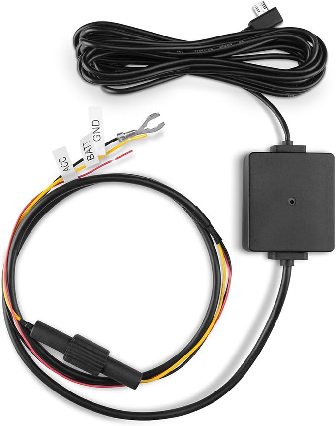 Garmin Dash Cam Parking Mode Cable - für Garmin Dash Cams, Festeinbaukabel für Überwachungsmodus & D