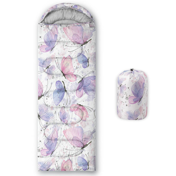 HOSIMA Schlafsack mit Cartoon-Hund, für Kaltes Klima, für Erwachsene, Mädchen und Jungen, wasserdich