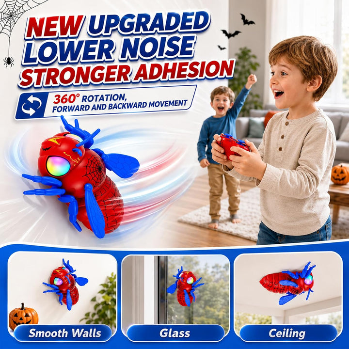 Ferngesteuerte Biene Spinne Spielzeug Auto, RC Wandkletterbiene mit 360° Rotation, Stunt RC Auto zum