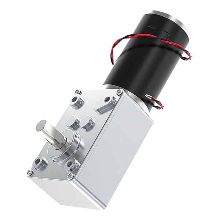 DEWIN Turbomotor mit hohem Drehmoment, umschaltbarer Schneckengetriebemotor, 8-mm-Welle, 12 V, 30 U/