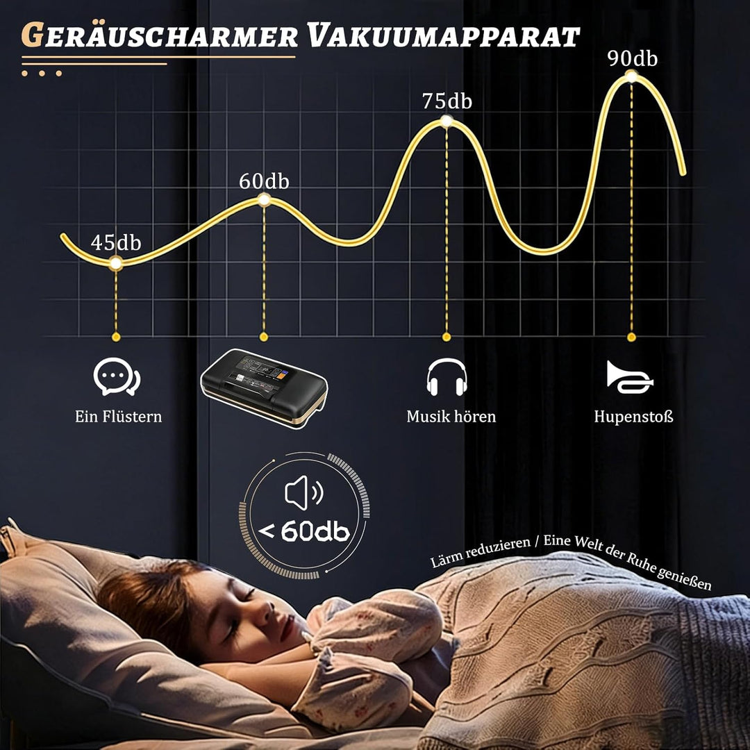 85kPa Vakumierergerät für Lebensmittel, Doppelte Schweissnaht Vakuumierer, 12-in-1 Folienschweissger