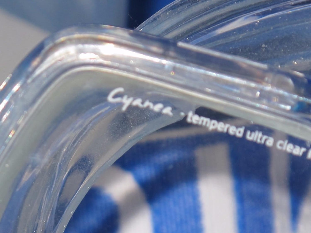 Oceanic Cyanea Tauchmaske - 2Glas Maske mit grossem Sichtfeld Transparent, Grau, Transparent, Grau