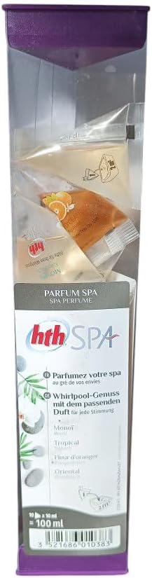 HTH - 10 Parfüm-Berlingots - 4 Verschiedene Geschmacksrichtungen für Ihr Spa - SC-AWC-500-8063