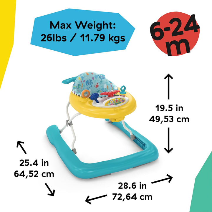 Baby Einstein, Ocean Explorers Dive & Discover 3-in-1 U-Boot-Lauflernhilfe, mit abnehmbarem Bodenspi